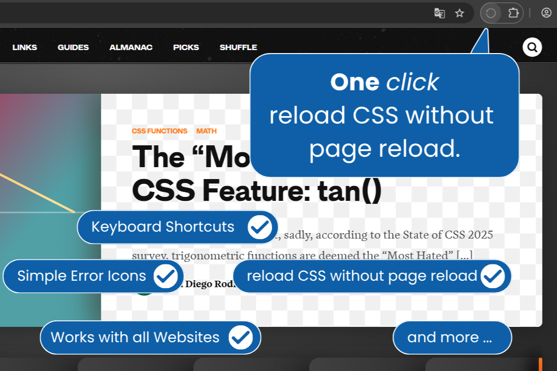 ReCSS Extension Banner